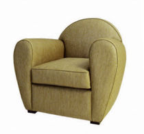 traditional leather club armchair HOUSE by Chafik D'ARGENTAT