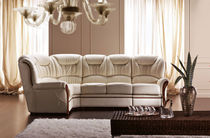 traditional leather corner sofa NADIA Rosini