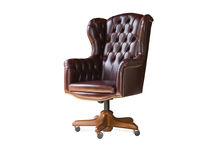 traditional leather office armchair MANAGER BERTO SALOTTI