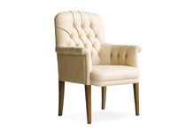 traditional leather office armchair MEETING BERTO SALOTTI