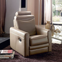 traditional leather recliner armchair LUCCA Rosini