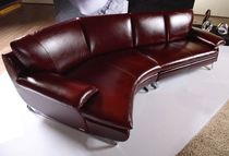 traditional leather sofa ROSE CORNER by Mehmet G&uuml;nd&uuml;z Vanessa Divani
