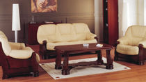 traditional leather sofa bed PAVANA Kler