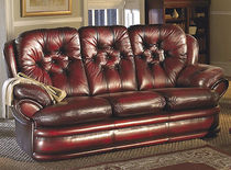 traditional leather sofa CAMBRIDGE Saxon Leather Upholstery 