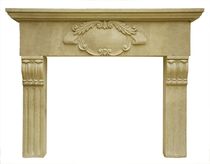 traditional mantel for fireplace (stone)  CONELY