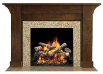 traditional mantel for fireplace (wood) PARSONS QUADRA-FIRE