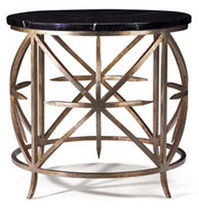 traditional marble side table  BOLIER