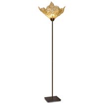 traditional metal floor lamp AURORA 50-F by Adam Jackson Pollock & Ben Goldstone Fire Farm