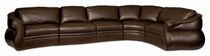 traditional modular leather sofa FABIO  HANCOCK AND MOORE