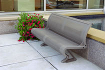 traditional public bench in metal (with backrest)  DuMor, Inc.