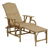 traditional rattan lounge chair 859 KOK MAISON