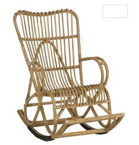 traditional rattan rocking armchair 629/4 KOK MAISON
