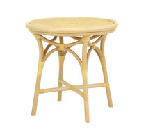 traditional rattan side table TS-006 (NA) Yamakawa Rattan Japan Inc.