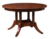 traditional round extending table PLYMOUTH NICHOLS & STONE