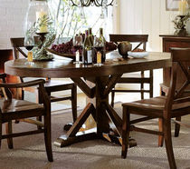traditional round extending table BENCHWRIGHT POTTERYBARN
