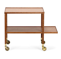 traditional side table with casters 470 by Josef Frank Svenskt Tenn