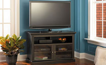 traditional solid wood TV cabinet CLASSIC BUSH INDUSTRIES