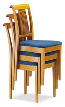traditional stacking chair MC GINNY by Jan Sabro Vibiemme