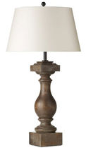 traditional table lamp (wood) BALUSTRADE  Williams Sonoma Home