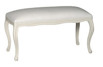 traditional upholstered bench  HOMES IN HEAVEN