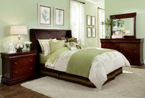 traditional upholstered double bed HAMLYN Broyhill