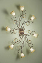 traditional wall light (bronze) PIERO: 027/8PL arte luce