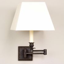 traditional wall light (bronze) SWING ARM : NAUNTON VAUGHAN