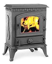 traditional wood-burning stove (cast iron) CATHEDRAL: YORK PETITE Broseley Fires