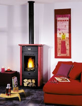 traditional wood-burning stove (ceramic) ATALEN CHEMINEES PHILIPPE
