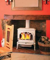 traditional wood-burning stove (Double combustion, cast iron) F 400 J&oslash;tul