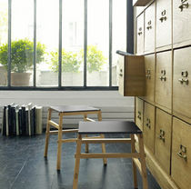 traditional wood side table MORTAISE by Yota Kakuda  Ligne Roset France