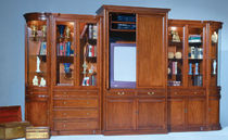 traditional wooden TV wall unit  LEDA Furniture