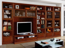 traditional wooden TV wall unit FIRENZE : 910 VACCARI CAV. GIOVANNI