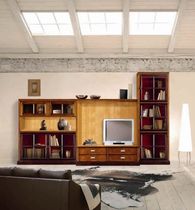 traditional wooden TV wall unit COMP. 19 STELLA DEL MOBILE