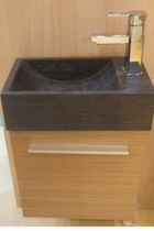 traditional wooden washbasin cabinet CP011-NKE4022BS Lautus
