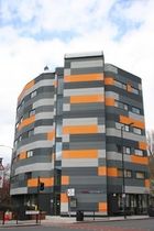 trapezoidal profiled sheet metal facade cladding  RIGIDAL SYSTEMS