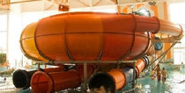 tube slide for aquatic-parks SPACE BOWL 8800 POL -GLASS