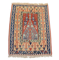 turkish kilim rug in wool KONYA GALERIE GIRARD