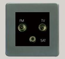 TV-RD-SAT socket TRIPLEX (TV, SAT, FM) OUTLET Altima