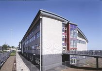 ventilated ceramic facade panel TERRART&reg; SHINGLE NBK Keramik