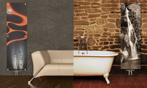 vertical hot-water radiator ART GLASS The Glass Radiator Company