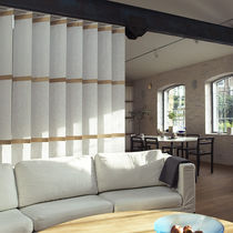 vertical textile sliding panel blind SYSTEM R ANN IDSTEIN