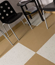 vinyl floor tile (FloorScore certified, low VOC emissions) SAFETCORK&reg; Roppe Corporation