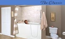 walk-in bath-tub for the disabled THE CLASSIC Seabridge BATHING