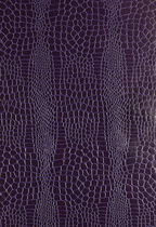 wall fabric CROCODILE VIOLET F. SCHUMACHER & CO.