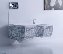 wall-hung toilet OLYMPIC NEST WHITE by Studio Valeri Vitruvit