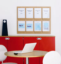 wall mounted brochure display rack FRONT by L.PETTERSSON & L.NOTMAN KARL ANDERSSON