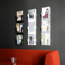 wall mounted brochure display rack AD CASE by Mikko Laakkonen inno