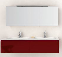 wall-mounted double washbasin cabinet IN16 oasis