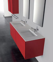 wall-mounted double washbasin cabinet 719  56 COSMIC